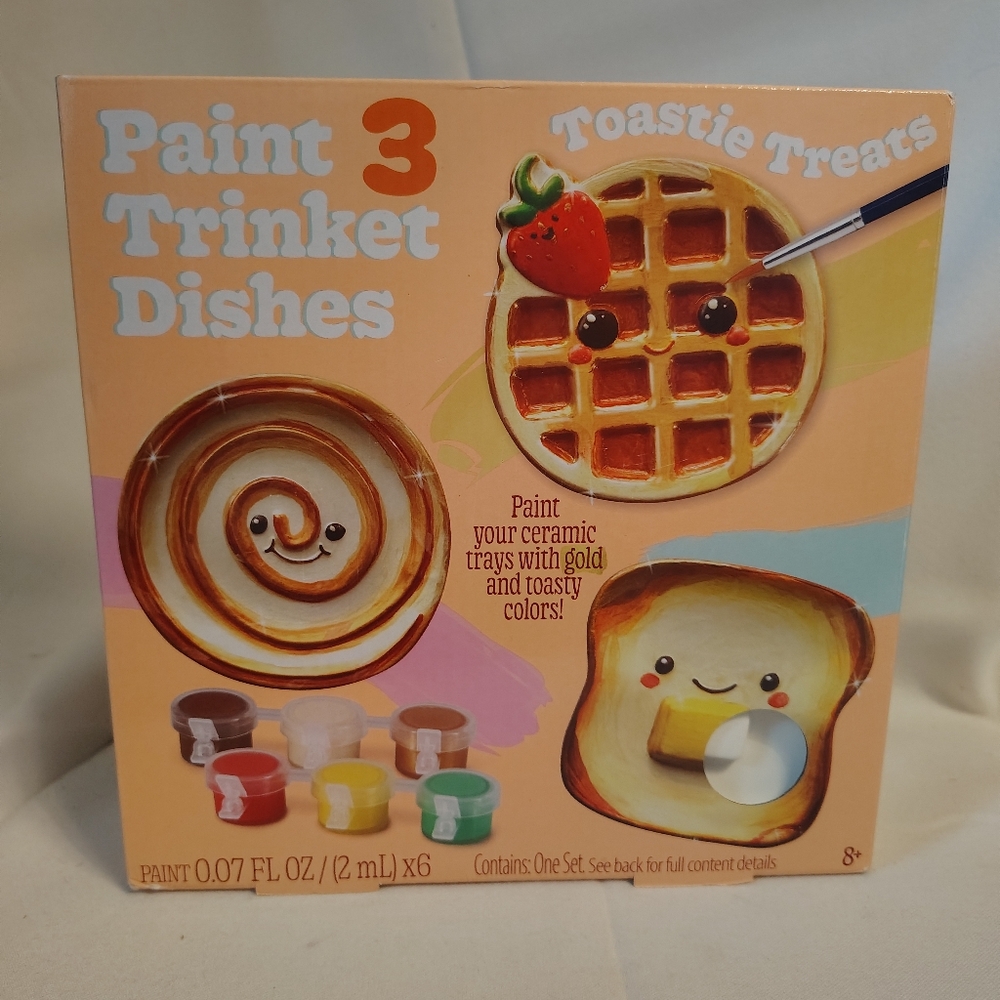 🎨🖌️DIY Toastie Treats Trinket Dishes Paint Set